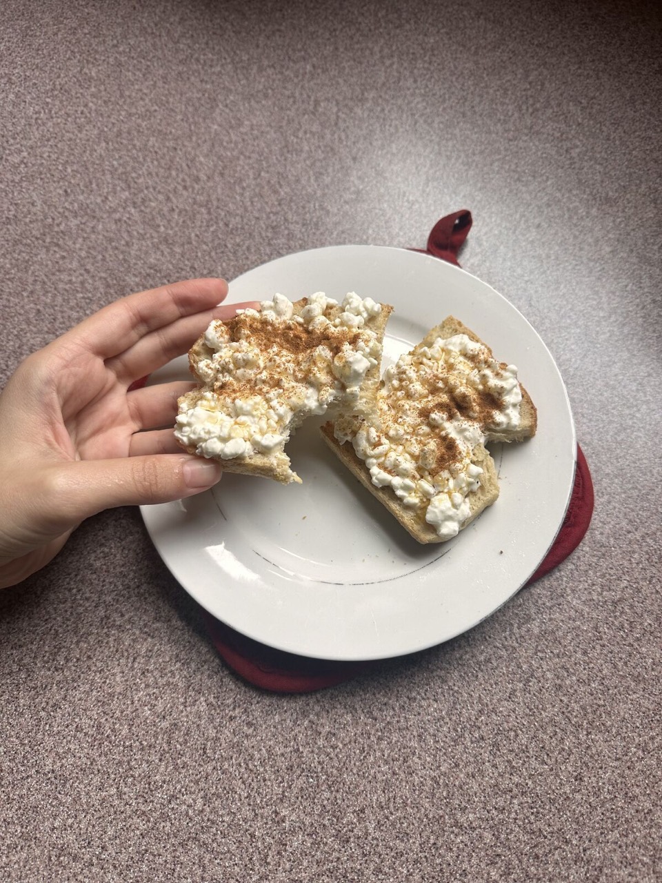 EASY! High-Protein Filling Breakfast Toast