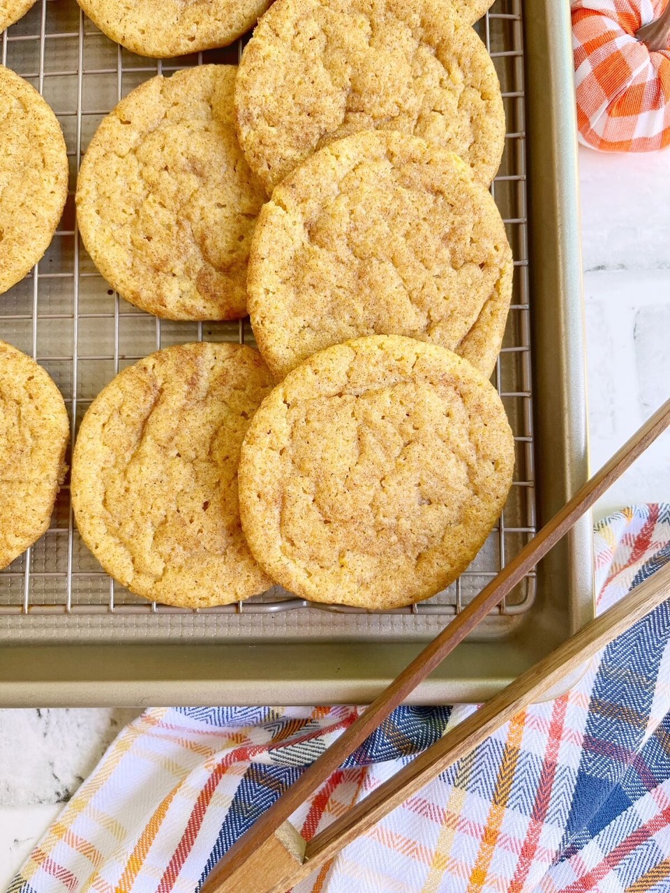 Easy Pumpkin Snickerdoodles from a Mix