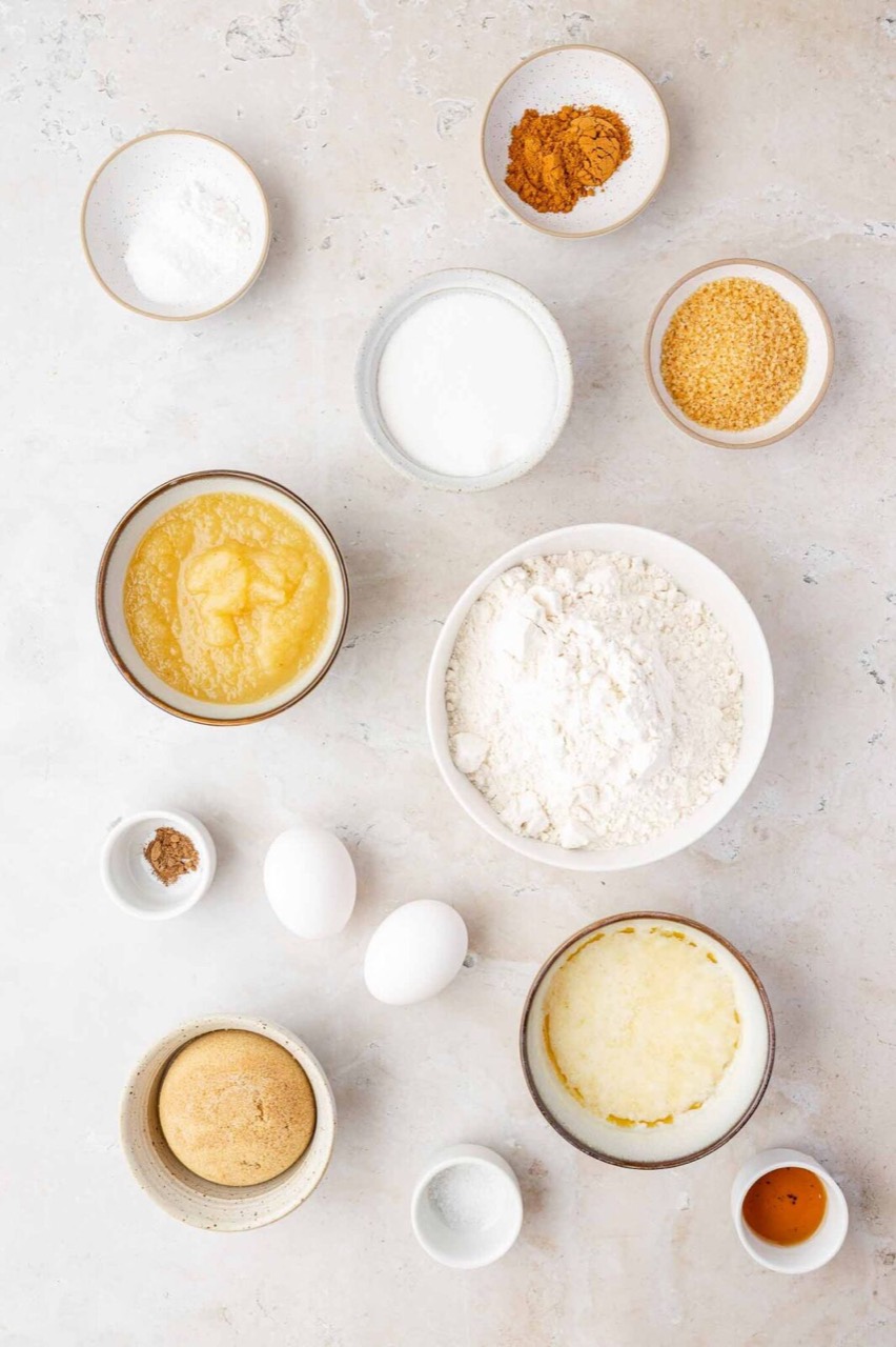 Moist Applesauce Muffins