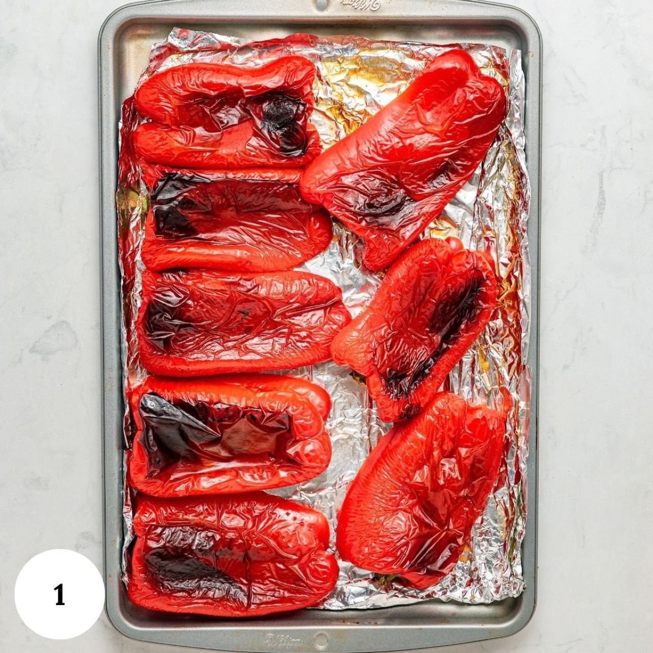 Roasted Red Peppers With Honey, Garlic, and Thyme